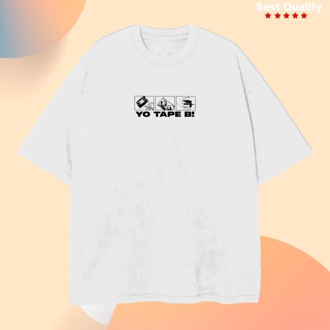Official Tape B Merch Shop Tape B Tour 2024 White Tshirt Tappe B Clothing Shop Tapebbeats