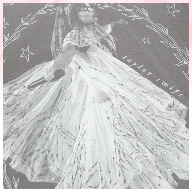 Official Taylor Swift Merch Store Shop Taylor Swift Folklore Album Moment In Time Oversized Tees TaylorSwift