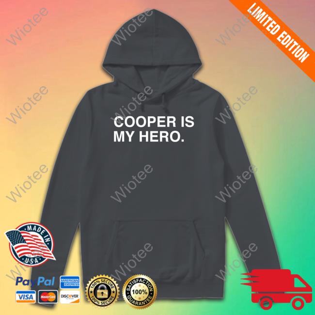 Official Cooper Is My Hero Long Sleeve Tee Cooper X Justin Steele Cooper Is My Hero Shirt