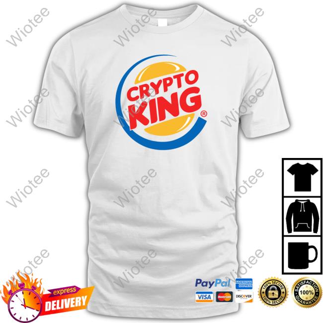 Coin Bureau Merch Crypto King White Tee Official Coin Bureau Merch Crypto King White Hoodie