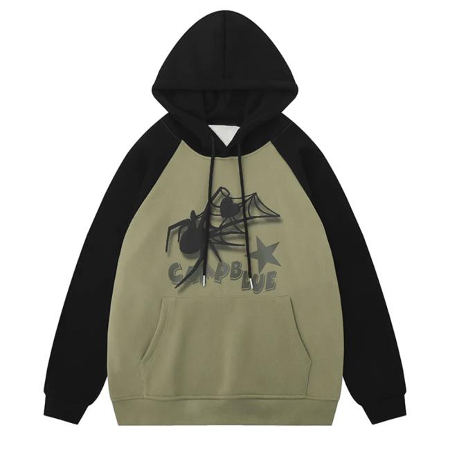 Lemandik American Style Sweater Army Green Spider