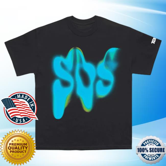 Official Clothing Top Dawg Entertainment Merch Store Sza - Sos Glow Tee (Black)