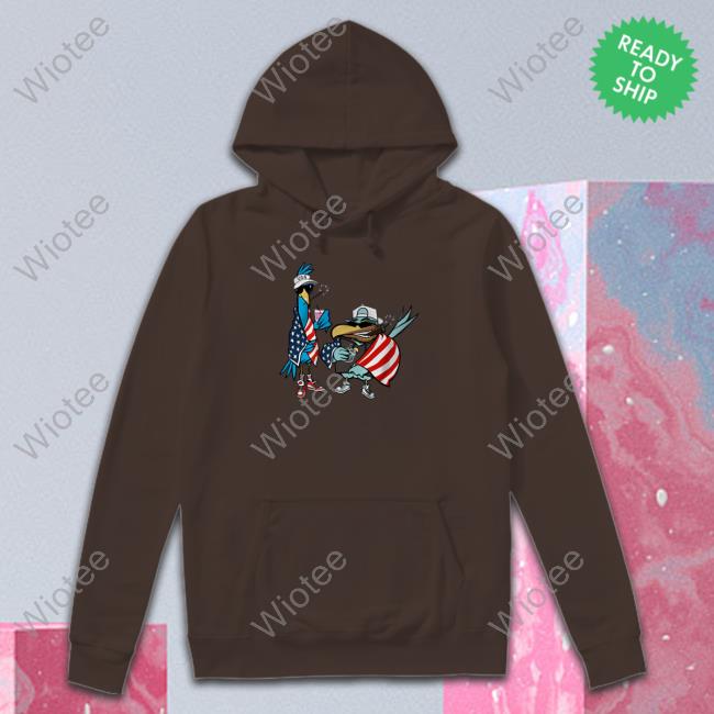 Birdie Juice Flag Birds Hoodie BreakingT Birdie Juice Flag Birds Hoodie
