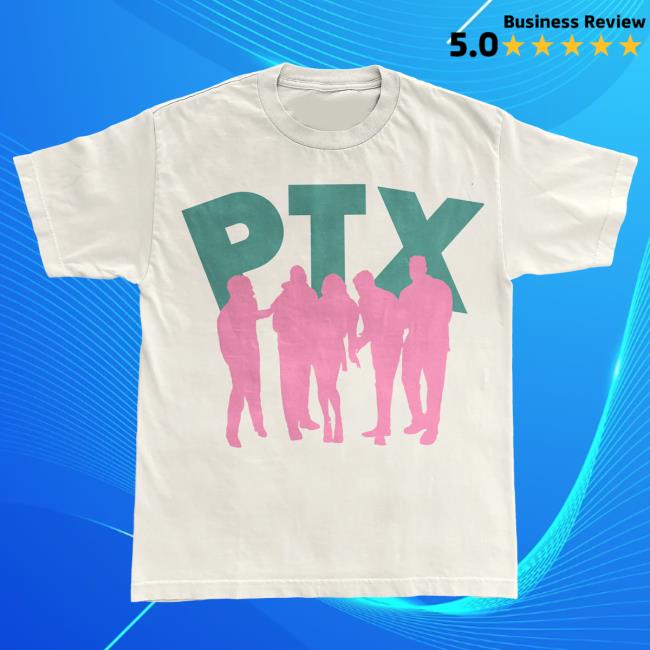 Ptx Official Pentatonix Merch Store Ptxofficial Silhouette Vintage White Shirt New Pentatonix Apparel
