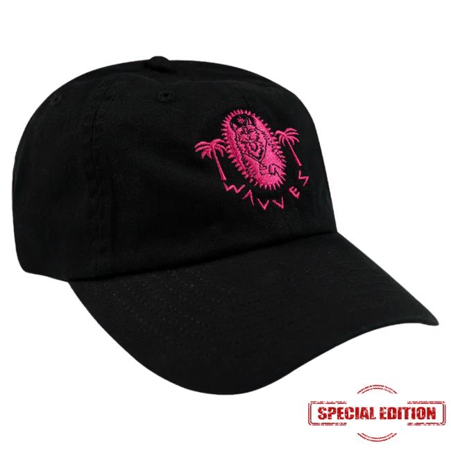 Official Hello Merch Wavves King Of The Beach Pink Hat HelloMerch