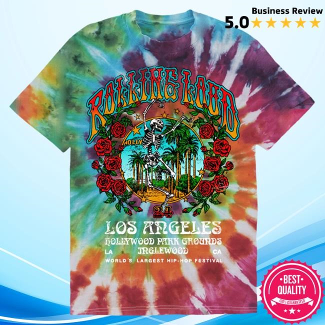 RL LA 24 Sunshine State. Tiedye New T-Shirt Rolling Loud Shop