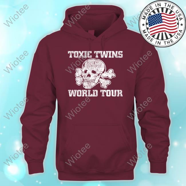 Aerosmith Toxic Twins World Tour T Shirt Aerosmith Merch Toxic Twins World Tour Hooded Sweatshirt