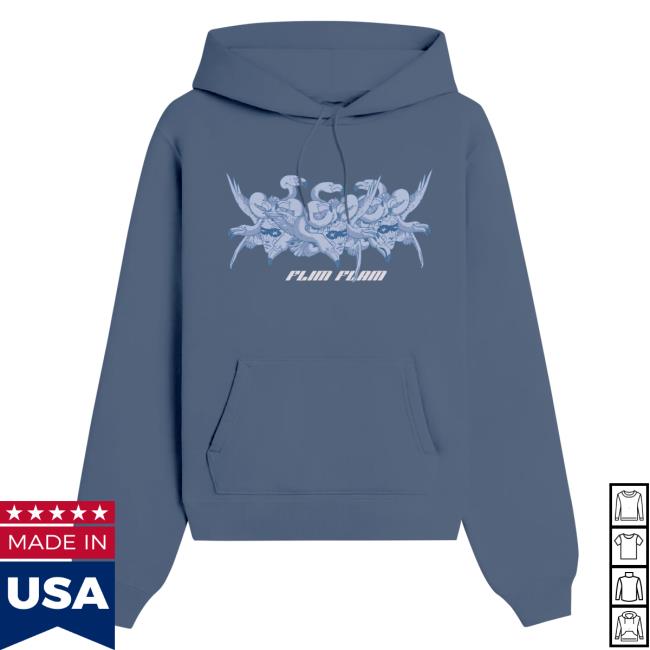 Official Flim Flam Merch Store FF Medusa Top Shirt Storm Blue FlimFlam Apparel Clothing Shop