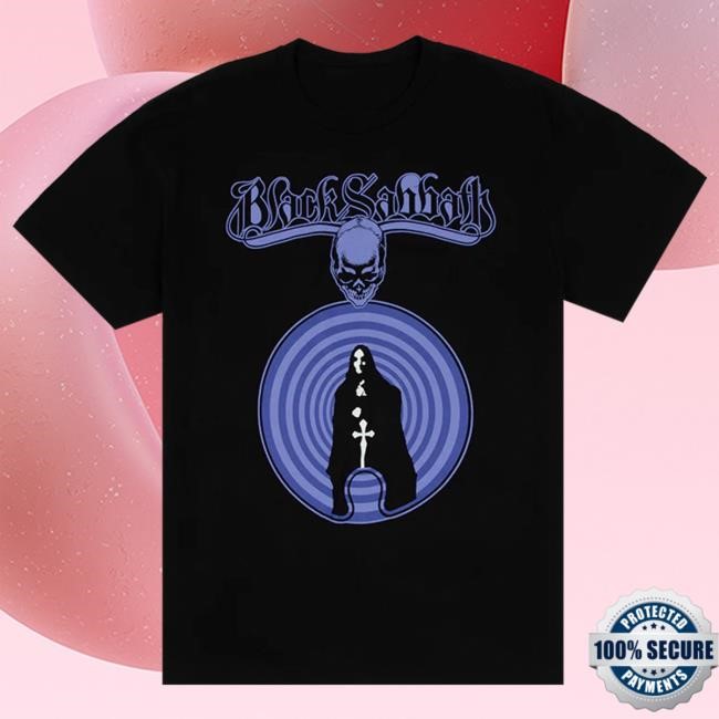 Black Sabbath Logo Skull Witch Tee Shirt Black Sabbath Merch Black Sabbath Logo Skull Witch Tee Shirt Black Sabbath Merch