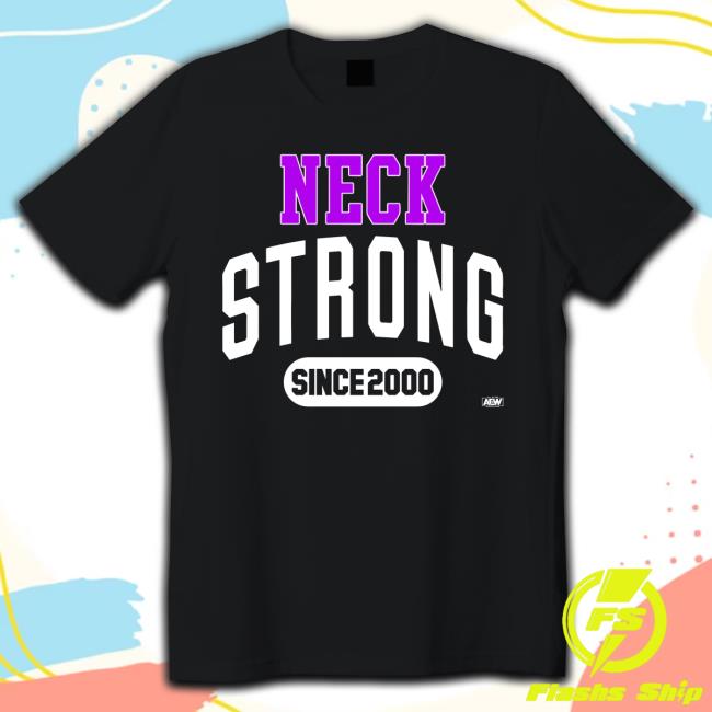 ShopAEW Roderick Strong Neck Strong T-Shirt