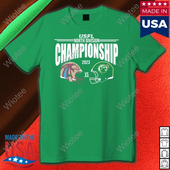 Official USFL North Division Championship Michigan Panthers Vs Pittsburgh Maulers Shirt