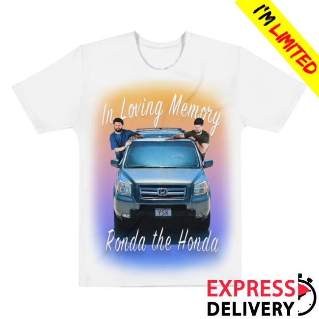 Official In Loving Memory Rip Ronda The Honda Hot Shirt