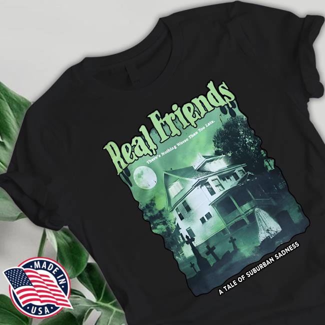 Real Friends Scary House Hoodie Scary House Crewneck Sweatshirt