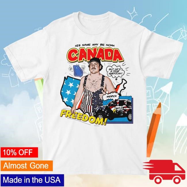 Official Baylen Levine Merch Baylen Levine 4Th Of July Noah Canada Freedom Shirt New