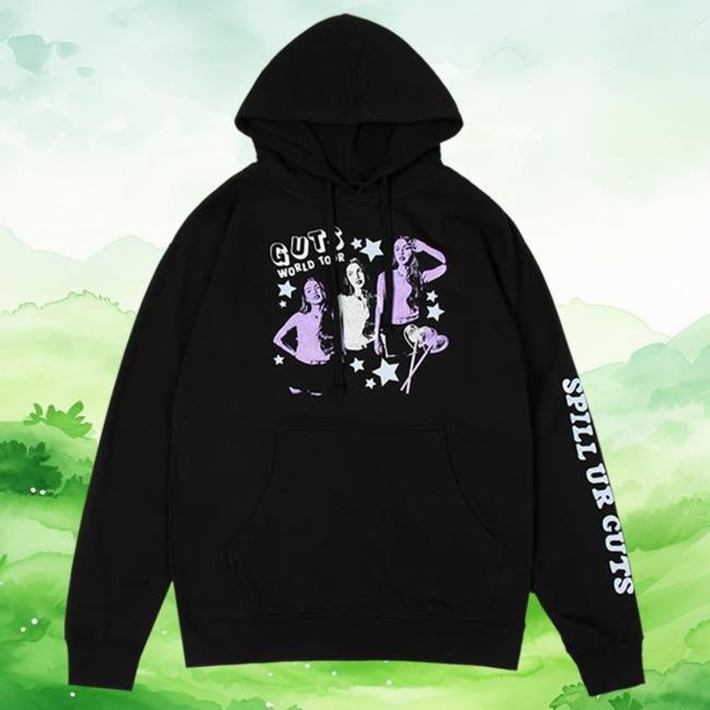 Official Olivia Rodrigo Shop GUTS world tour dateback Hoodies