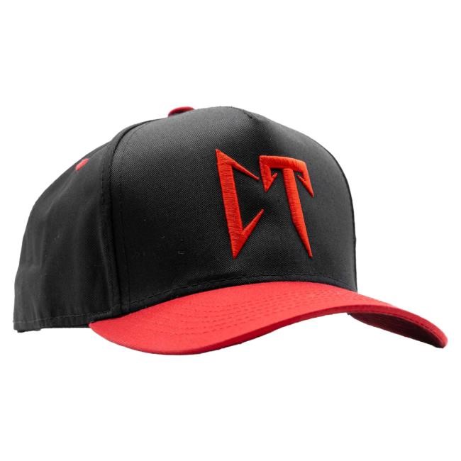 Official Edicion Especial Merch Store Corridos Tumbados CT Hat (Black/Red) Cap Official Edicion Especial Merch Store Corridos Tumbados CT Hat (Black/Red) Hat