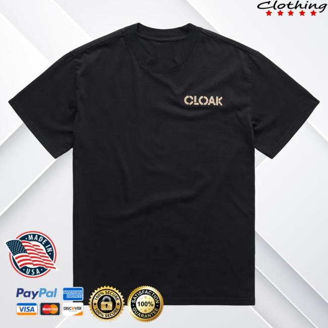 Official Cloak Brand Shop Merch Stealth Stitch Fbk Shirts