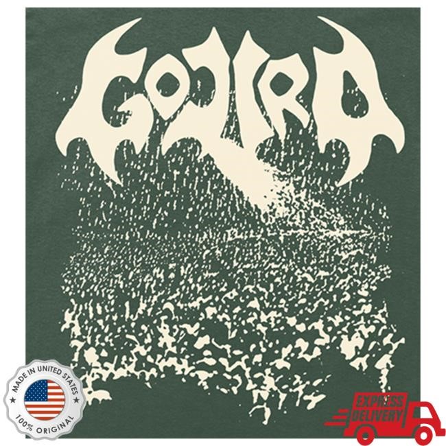 Official Gojira Merch Gojira Spotted Logo Tee Gojira Apparel Clothing