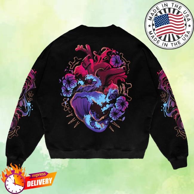 Cloudeelle "Emulsion" - Oversized Popover Sweatshirt Official Cloudeelle Merch Store Cloudeelle "Emulsion" - Oversized Pullover Sweatshirt