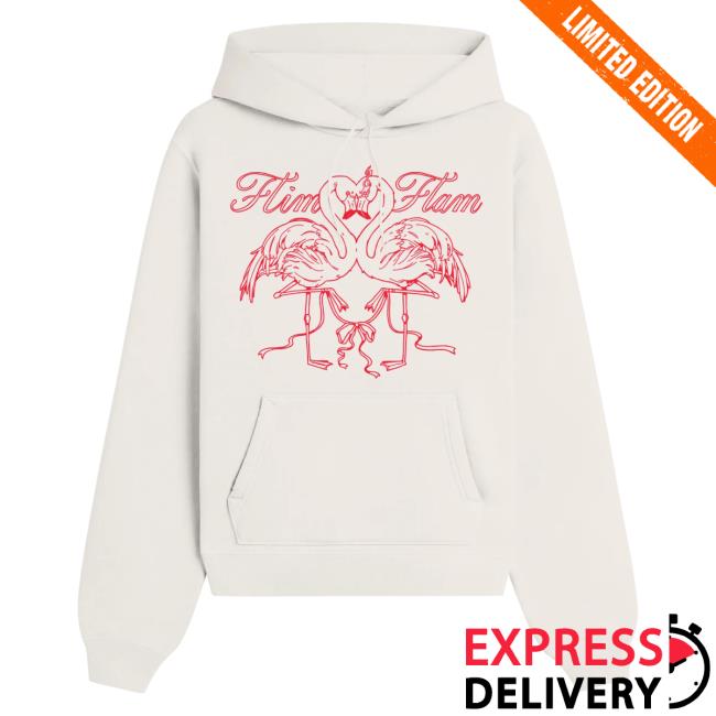 Official The Official Flim Flam Shop Merch Store – Flamingo Love Birds Sweater Bone