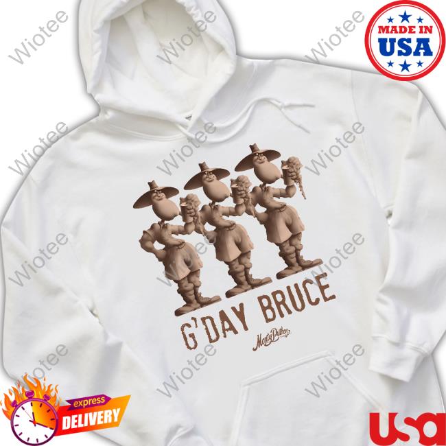 Official Monty Python G'day Bruce Shirts
