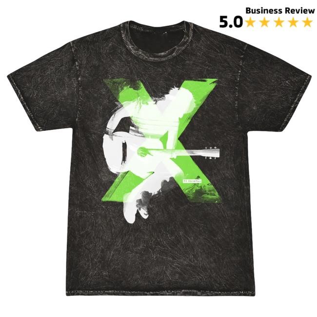 Official Ed Sheeran Merch Store X (10Th Anniversary Edition) Silhouette Tee Shirt