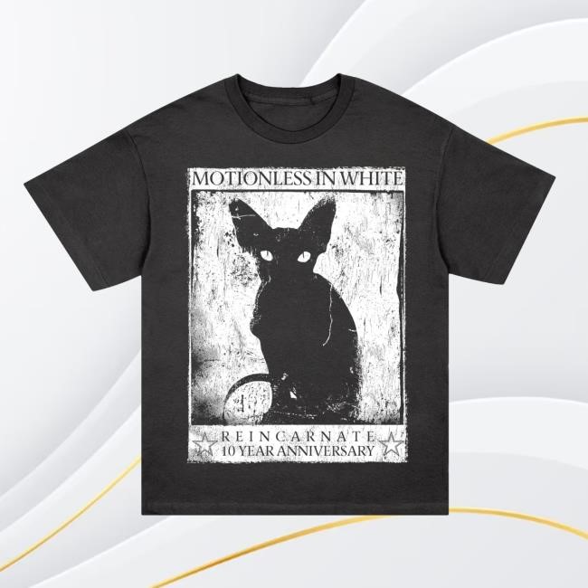 Reincarnate Sphynx New Tee Motionless in White Store MIW Merch