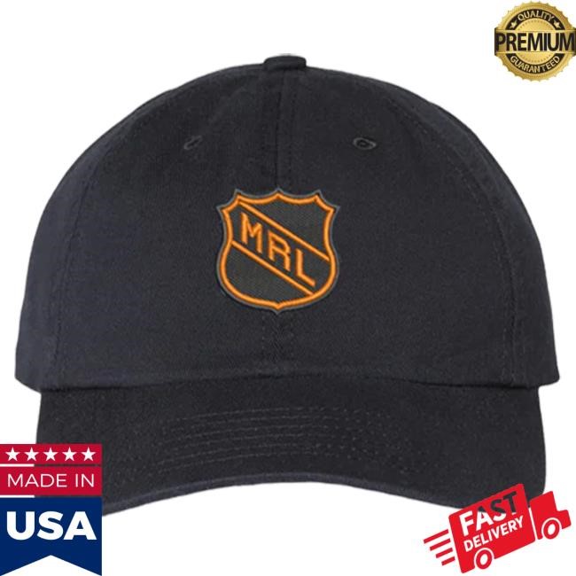 MRL Hockey Black Hat Mac DeMarco Merch Store Official MRL Hockey Black Cap Mac DeMarco Merch Store Official
