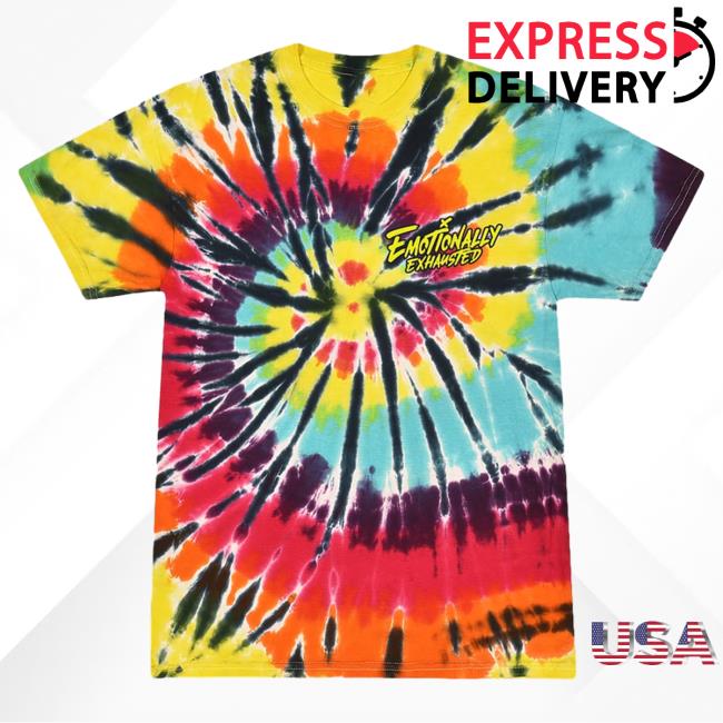 Official Philip Defranco Merch Store Beautiful Bastard Emotionally Exhausted Shirts - Lava Lamp Tie-Dye Beautifulbastard Philipdefranco Shop