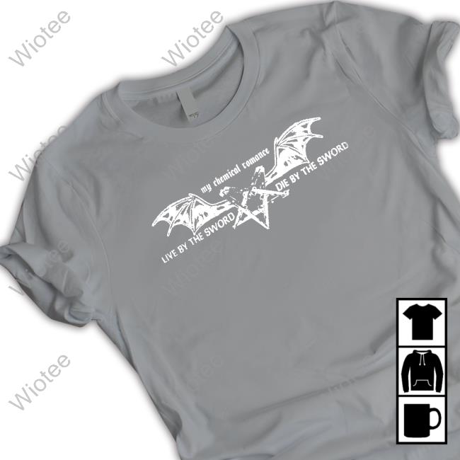 Pentagram Wings Tee Shirt My Chemical Romance Pentagram Wings Shirts