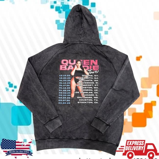 Natalie Nunn Queen Baddie Tour Vintage Raglan Hoodie Queen Baddie Tour Vintage Raglan Hoodie By Natalie Nunn
