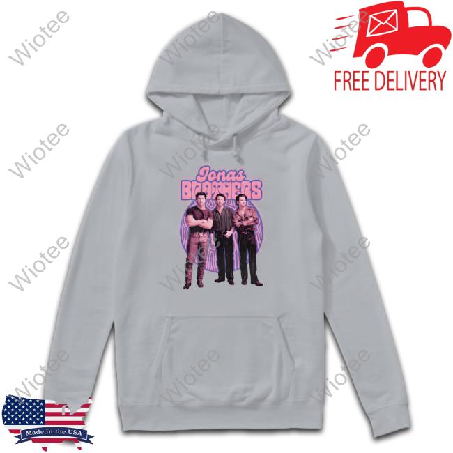 Jonas Brothers Shop Purple Retro Tee Shirt Official Jonas Brothers Shop Purple Retro Tee