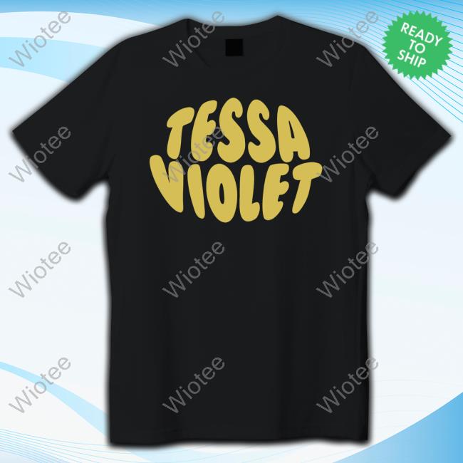 Tessa Violet Store Bubble Text Hoodie
