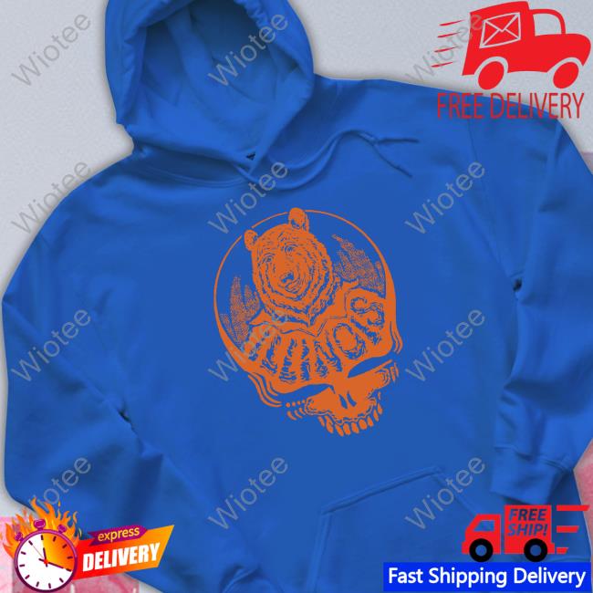 Grateful Dead Merch Illinois United States Of Dead Hoodie