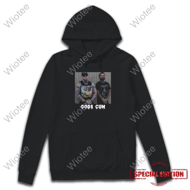 Gifts For Goths Merch Official Gods Cum Hoodie Sweatshirt