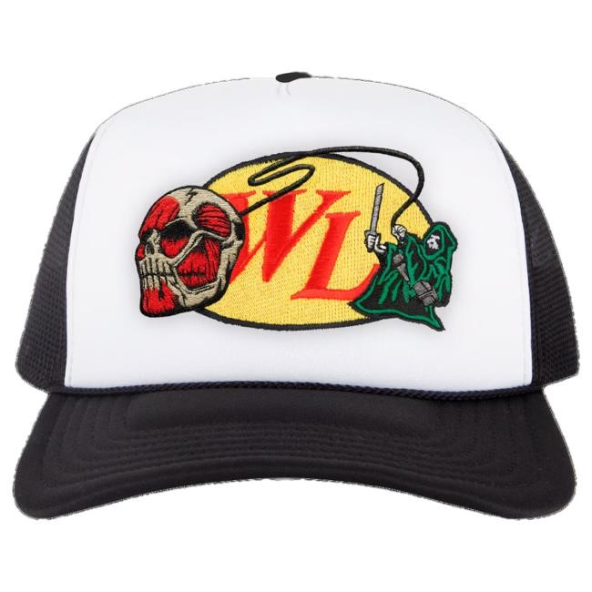 Official Warren Lotas Merch Store Reelin' Muscle Man Trucker Hat Official Warren Lotas Merch Store Reelin' Muscle Man Trucker Hat