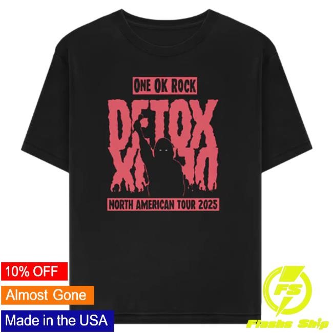 Official One Ok Rock Live North American Tour Tees