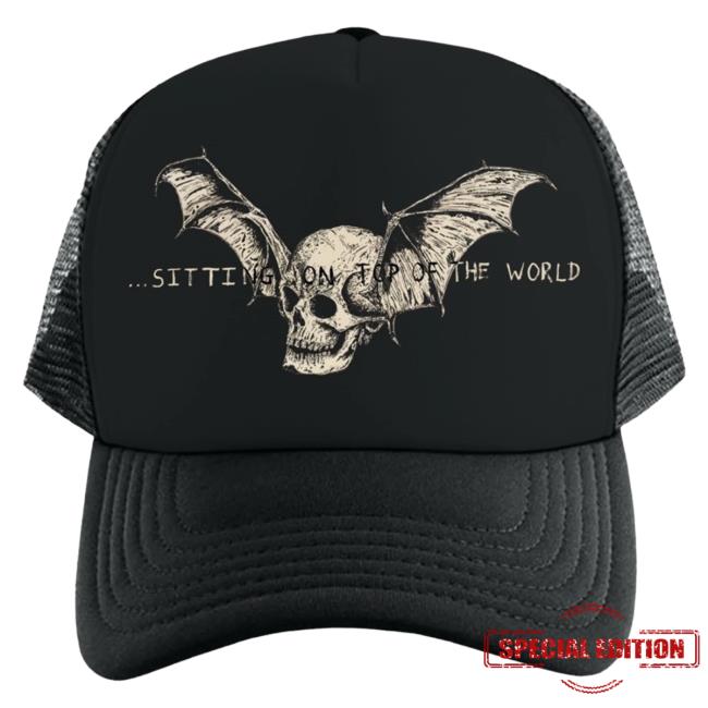 Official Avenged Sevenfold Merch Store Shop A7x World Sitting On Top Of The World - Snapback Trucker Cap Avengedsevenfold