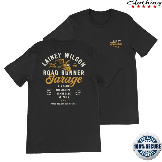 Official Lainey Wilson Merch Store Lainey Wilson Roadrunner Garage Shirts Lainey Wilson Clothing Shop LaineyWilson