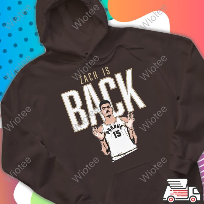 The Purdue Nil Store Zach Edey Zach Is Back Tee