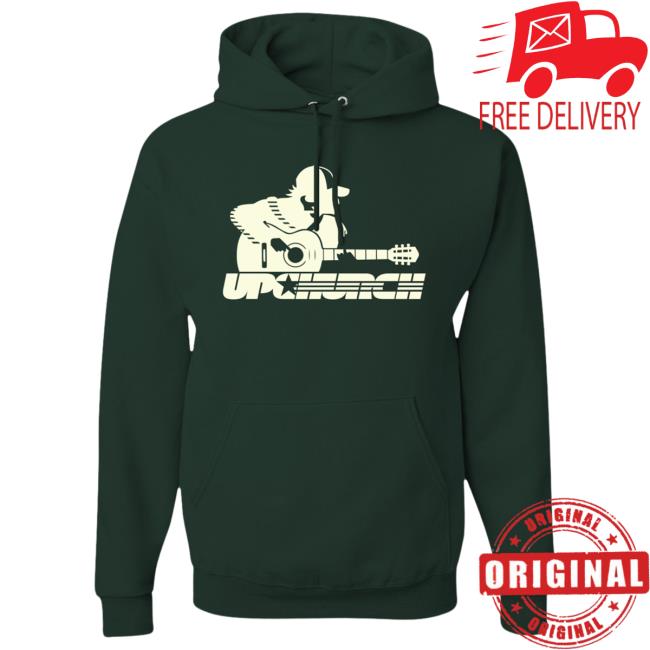 Official Upchurch Merch Store Shop Upchurch Forest Green Logo Hooded Sweatshirt