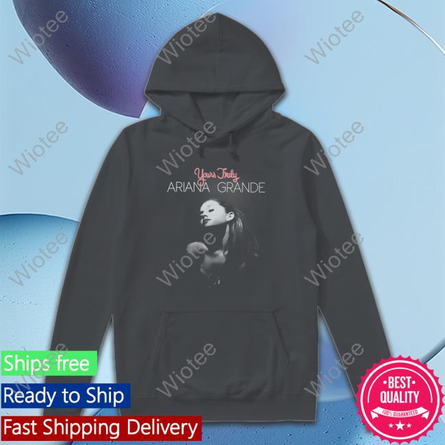 Yours Truly 10Th Anniversary Puff Print Shirt Ariana Grande Shop Yours Truly 10Th Anniversary Puff Print Hoodie
