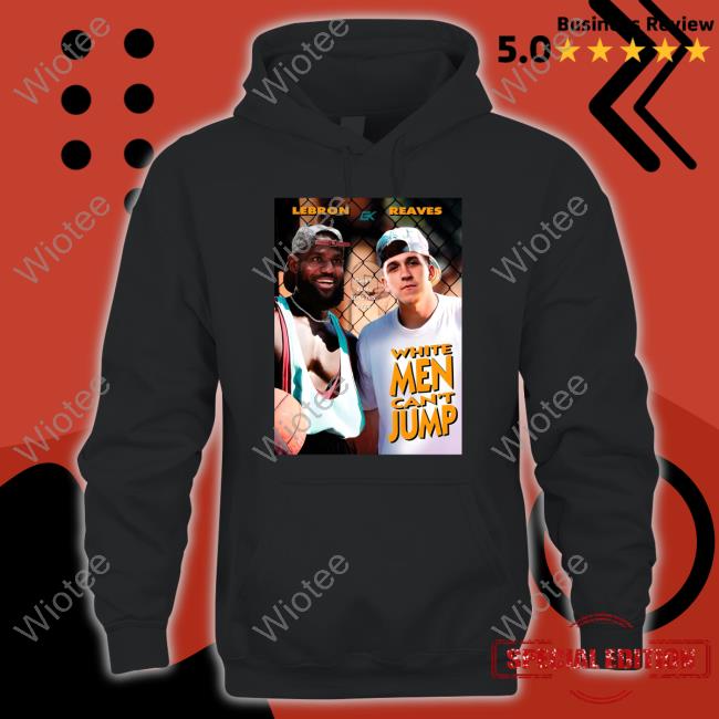 Official Goldenknightgfx Merch White Men Can't Jump Bron Reaves Shirt Goldenknightgfx Merch White Men Can't Jump Bron Reaves Long Sleeve T Shirt