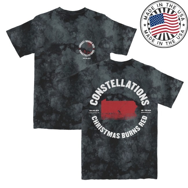August Burns Red Official Store Constellations CBR Tie Dye New Tee