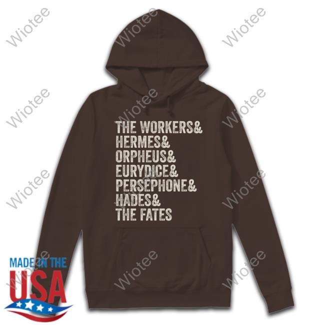 Hadestown Names Hoodie Official Hades Town Store Merch Hadestown Names Hoodie