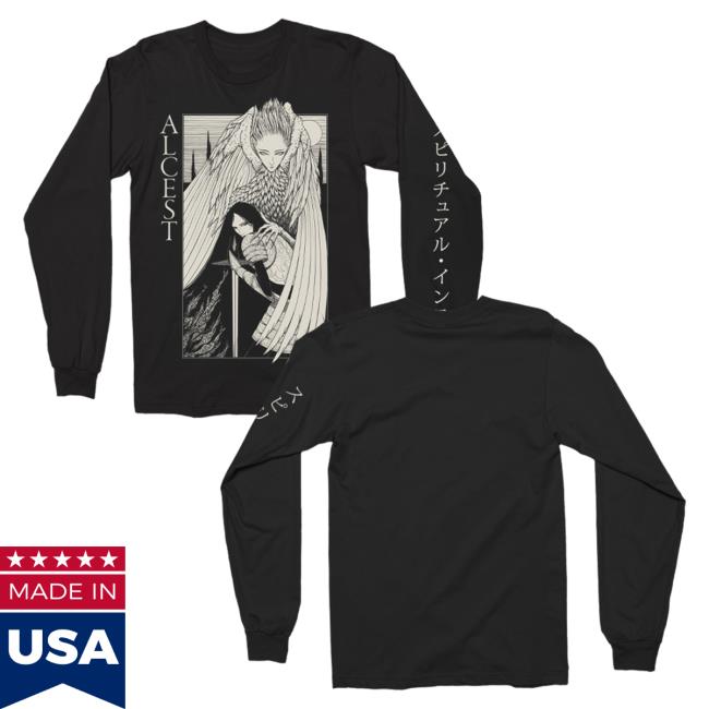Official Kings Road Merch Store Alcest Knight Long Sleeve Tees (Black) Alcest Kings Road Shop