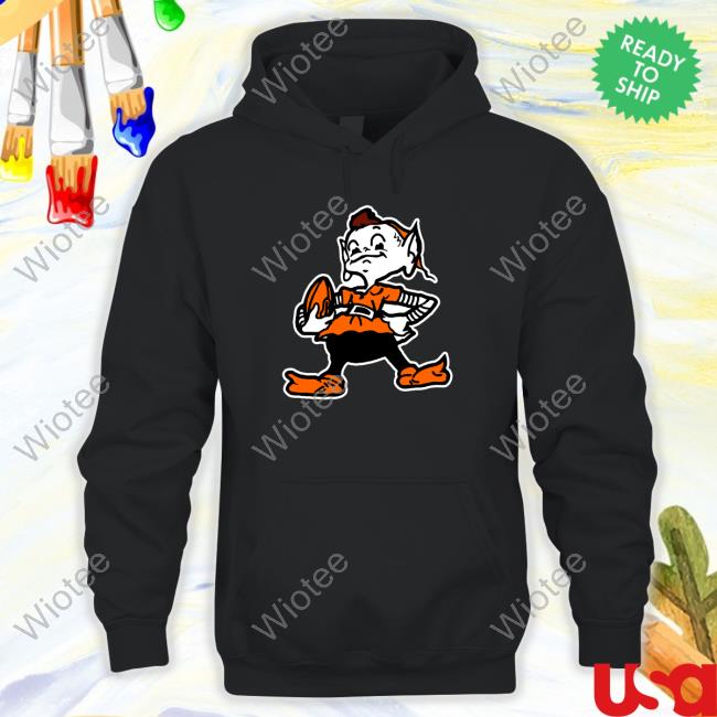 Official Cleveland Browns Antigua Victory Hoodie Cleveland Browns Antigua Victory Crew neck Sweatshirt