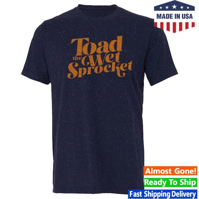 Official Toad The Wet Sprocket Toad The Wet Sprocket Navy Speckled Tshirt