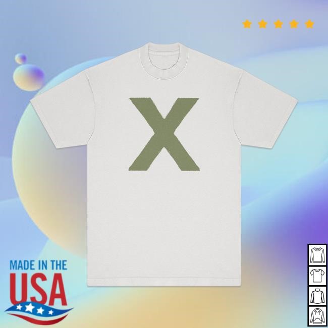x (10th Anniversary Edition) White New Shirt | Ed Sheeran x (10th Anniversary Edition) White Shirt | Ed Sheeran