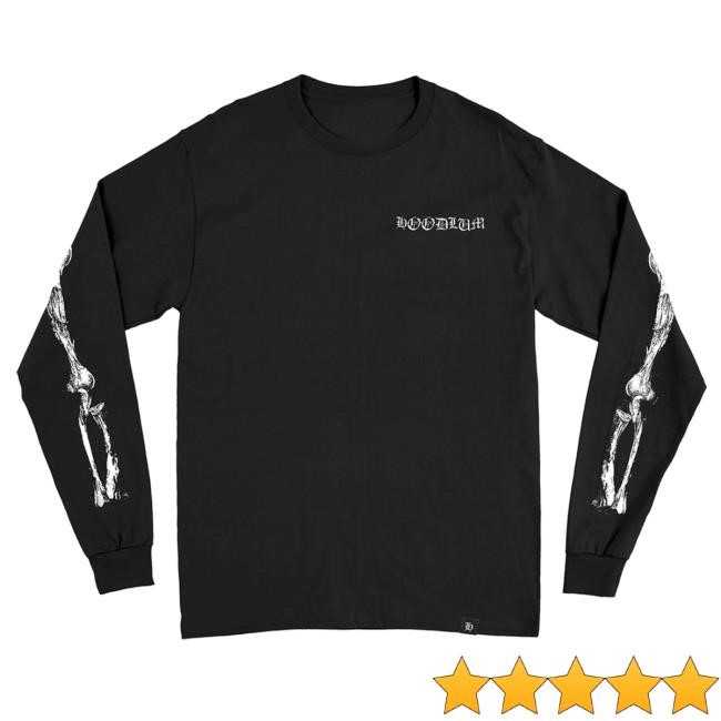 Bones Black Long Sleeve New Shirt Official Hoodlum Shop Merch Bones Black Long Sleeve New Shirt